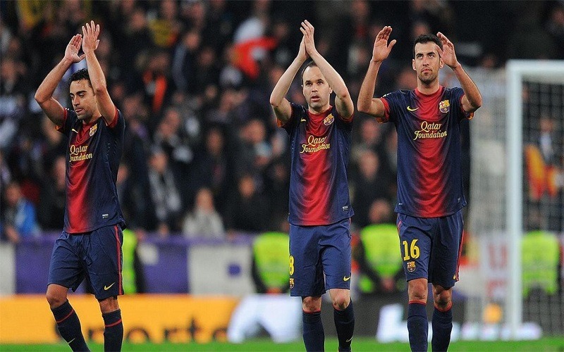 Xavi, Iniesta và Busquets là linh hồn trong lối chơi tiki-taka